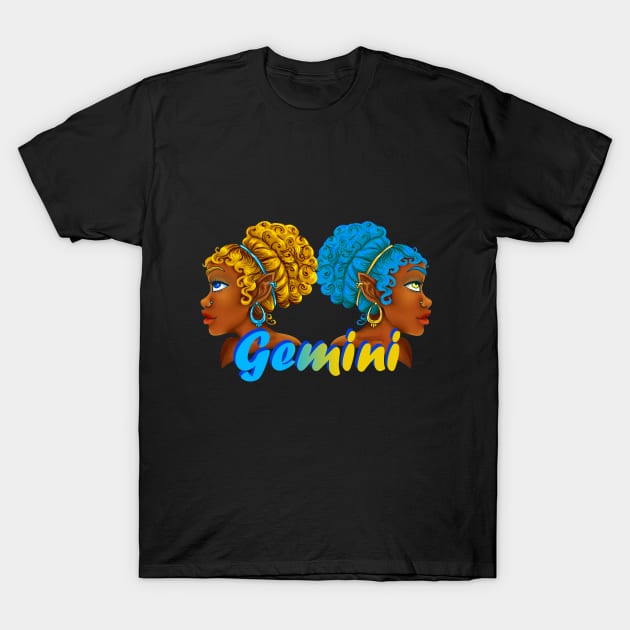 Gemini T-Shirt by PointNWink Productions